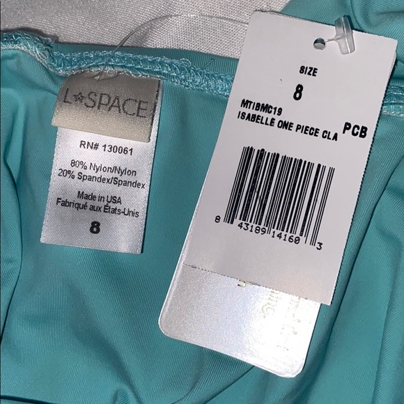 L*Space Isabelle One Piece Swimsuit Sz 8 - Picture 8 of 10